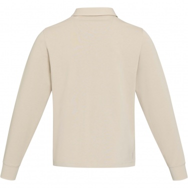 Logo trade corporate gifts image of: Clyde unisex organic rugby polo sweatshirt