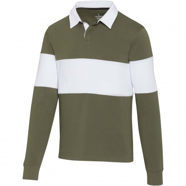 Logotrade promotional giveaways photo of: Clyde unisex organic rugby polo sweatshirt
