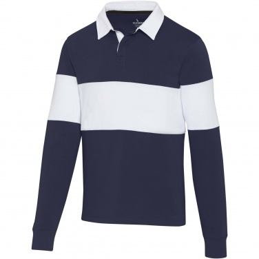 Logotrade advertising products photo of: Clyde unisex organic rugby polo sweatshirt
