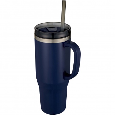 Logo trade promotional product photo of: Melbourne 1200 ml RCS certified insulated tumbler with straw