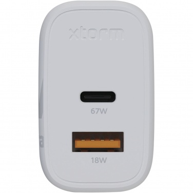 Logotrade advertising products photo of: Xtorm XEC067 GaN² Ultra 67W wall charger