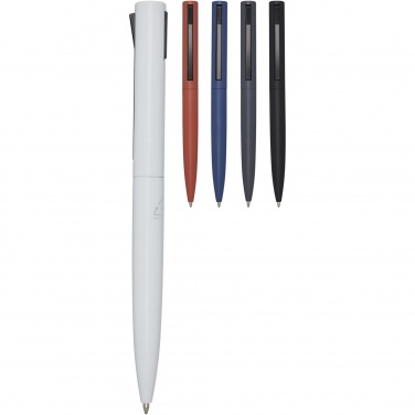 Logo trade promotional giveaways picture of: Juana recycled aluminium ballpoint pen