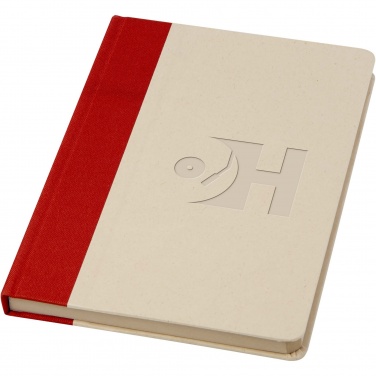 Logo trade advertising products image of: Liliana A5 sugar cane plastic hard cover notebook