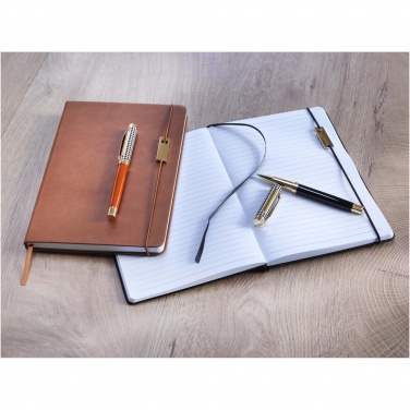 Logotrade business gift image of: Legato A5 notebook and rollerball pen set 