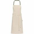 Nia 200 g/m² recycled cotton apron, Heather green