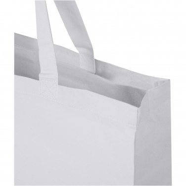 Logo trade business gifts image of: Odessa 220 g/m² GRS recycled cotton large tote bag