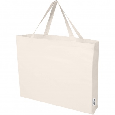 Logotrade promotional products photo of: Odessa 220 g/m² GRS recycled cotton large tote bag