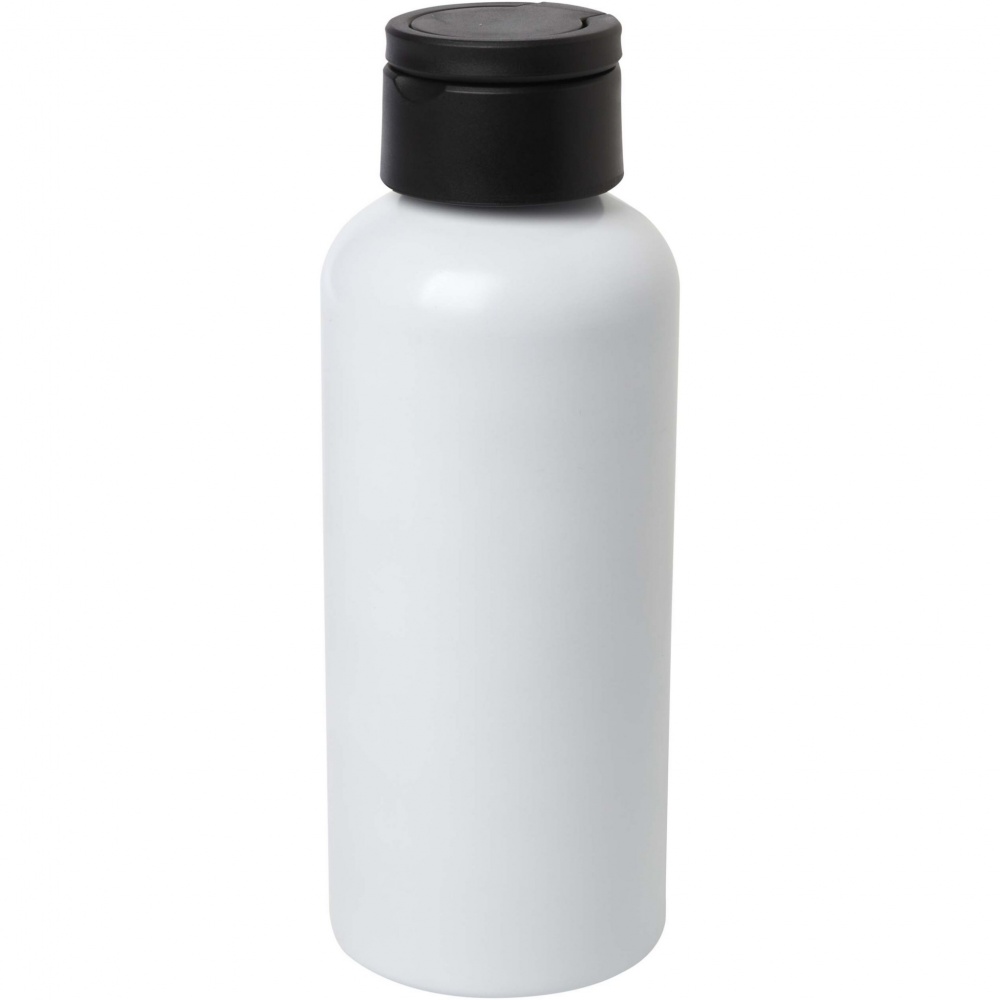 Logotrade promotional product image of: Trinity 600 ml RCS certified recycled aluminium water bottle with RPET lid