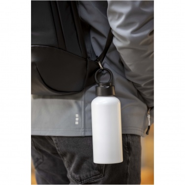 Logo trade promotional gifts image of: Trinity 600 ml RCS certified recycled aluminium water bottle with RPET lid