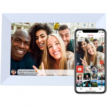 Logo trade promotional products picture of: Prixton Prado 10" Frameo wifi digital photo frame