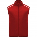 Jannu unisex lightweight running bodywarmer, Red