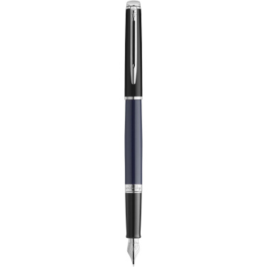 Logotrade promotional gifts photo of: Hemisphere colour blocking fountain pen with palladium trim