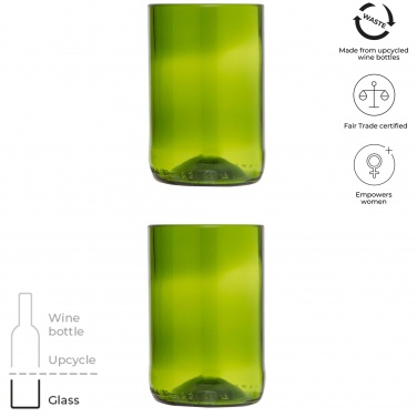 Logo trade promotional giveaways picture of: Originalhome 280 ml drinking glass set