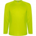 Montecarlo long sleeve kids sports t-shirt, Fluor Yellow