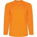 Montecarlo long sleeve kids sports t-shirt, Fluor Orange