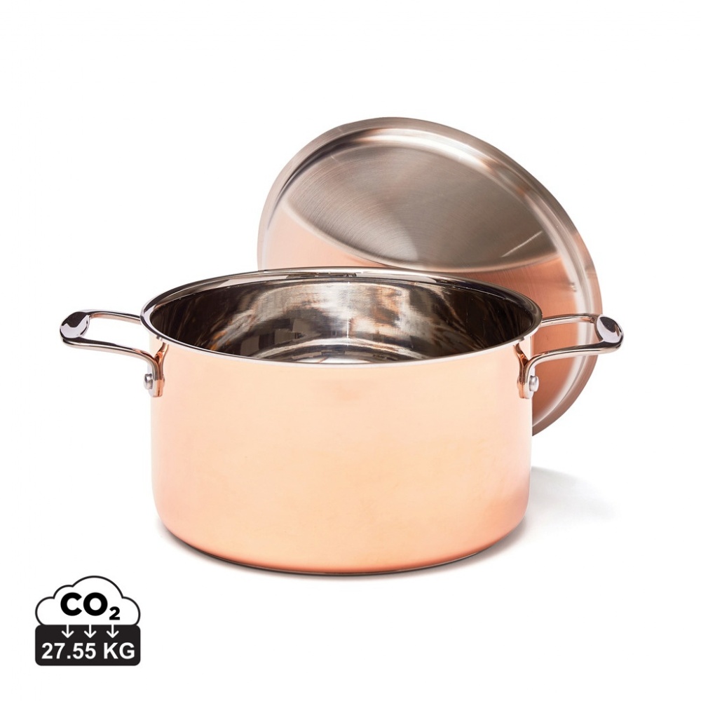 Logotrade promotional gift picture of: VINGA Baron copper saucepan