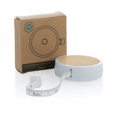 Logotrade promotional product picture of: RCS recycled plastic & bamboo tailor tape