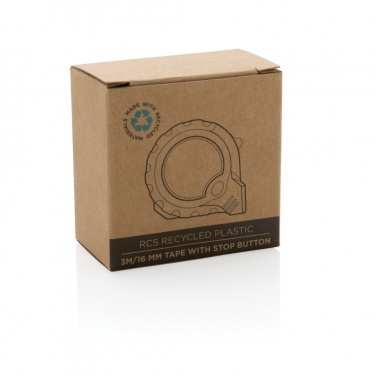 Logotrade advertising product image of: RCS recycled plastic 3M/16 mm tape with stop button
