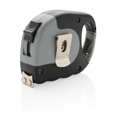 Logo trade corporate gift photo of: Measuring tape with carabiner
