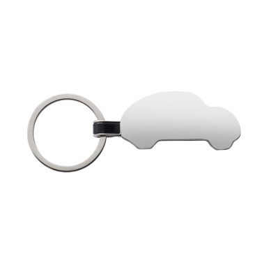 Logo trade promotional gifts picture of: RCS recycled zinc alloy car keyring