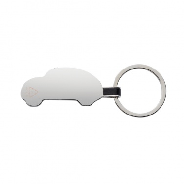 Logotrade promotional product picture of: RCS recycled zinc alloy car keyring
