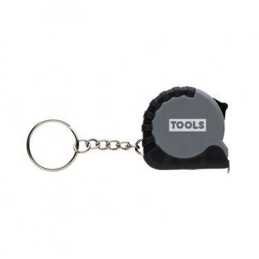 Logotrade promotional merchandise picture of: MeasureMate RCS reycled ABS 1 meter tape keychain