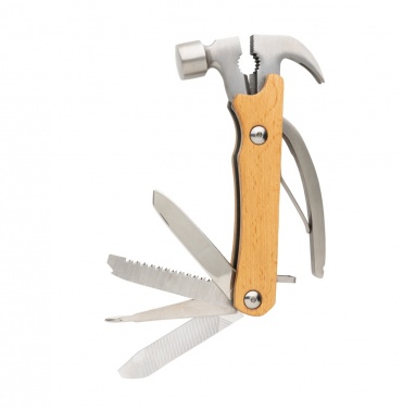 Logo trade corporate gifts image of: Wooden multi-tool hammer