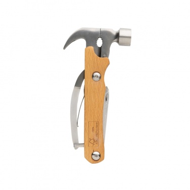 Logotrade promotional item picture of: Wooden multi-tool hammer