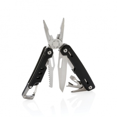 Logo trade promotional gifts picture of: Solid multitool with carabiner