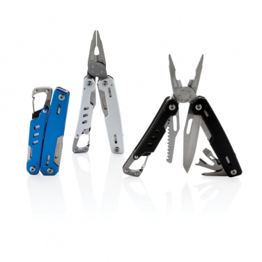 Logo trade promotional product photo of: Solid multitool with carabiner