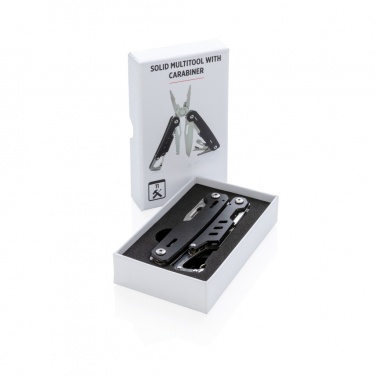 Logotrade advertising products photo of: Solid multitool with carabiner