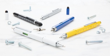 Logo trade business gift photo of: 5-in-1 aluminium toolpen