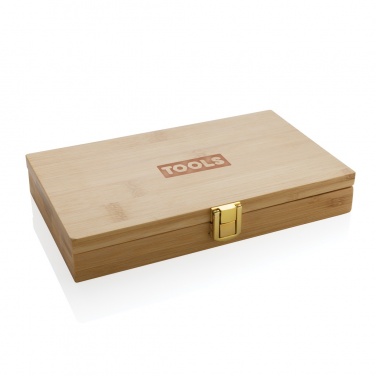 Logo trade promotional product photo of: Carvine 21 pcs bamboo tool set