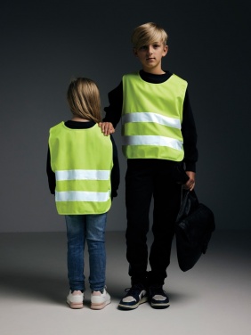 Logotrade promotional gift image of: GRS recycled PET high-visibility safety vest 3-6 years