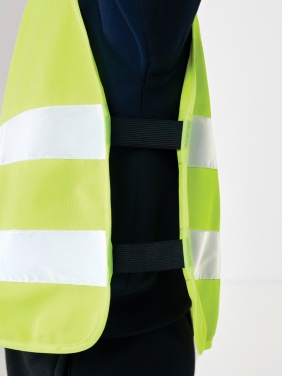 Logotrade promotional product image of: GRS recycled PET high-visibility safety vest 7-12 years