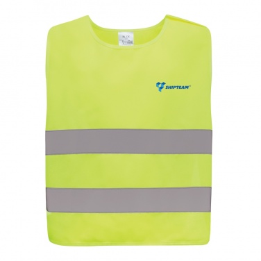 Logo trade promotional products picture of: GRS recycled PET high-visibility safety vest 7-12 years