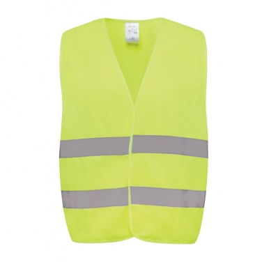 Logo trade advertising product photo of: GRS recycled PET high-visibility safety vest
