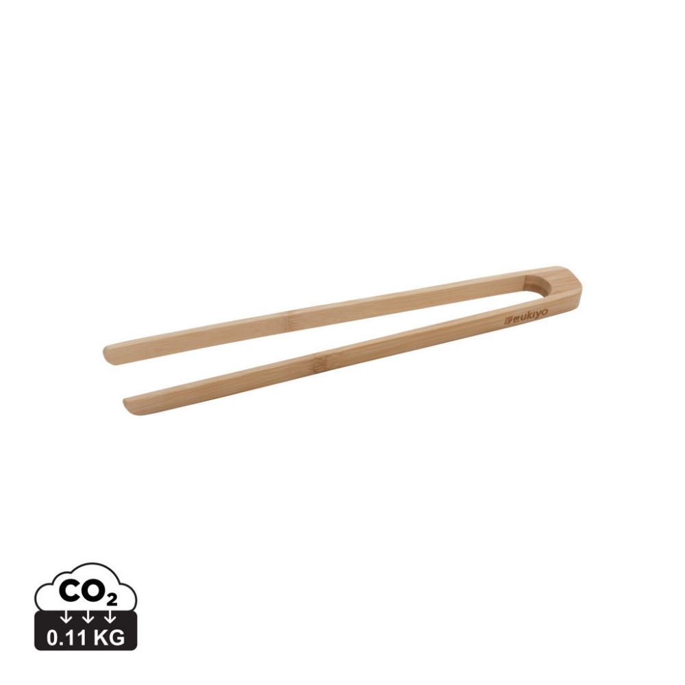 Logotrade promotional merchandise picture of: Ukiyo bamboo serving tongs