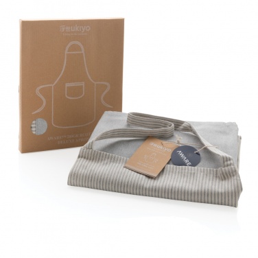 Logo trade promotional items image of: Ukiyo Aware™ 280gr rcotton deluxe apron