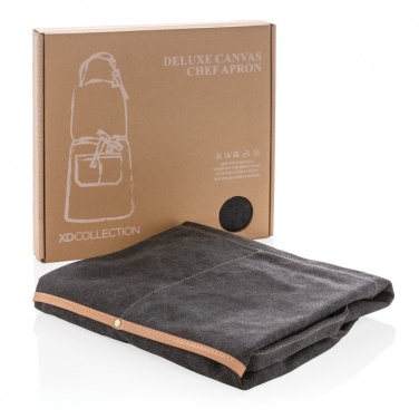 Logotrade corporate gift picture of: Deluxe canvas chef apron
