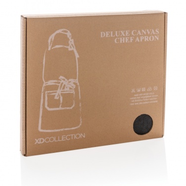 Logotrade promotional product image of: Deluxe canvas chef apron
