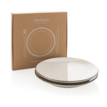 Logotrade promotional giveaway image of: Ukiyo dinner plate set of 2