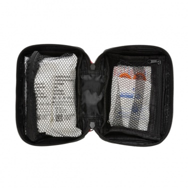 Logotrade promotional merchandise image of: RCS recycled nubuck PU pouch  first aid set