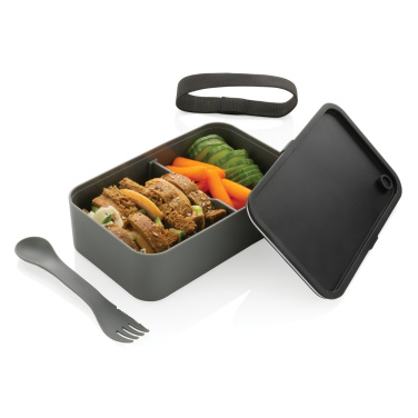 Logotrade promotional product image of: GRS recycled PP lunch box with spork