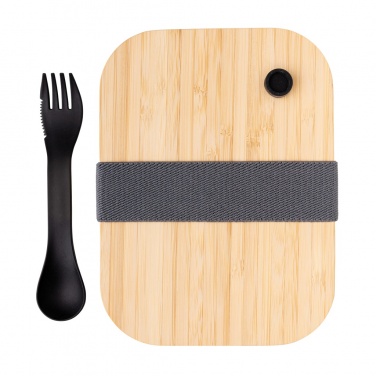 Logo trade advertising product photo of: Glass lunchbox with bamboo lid