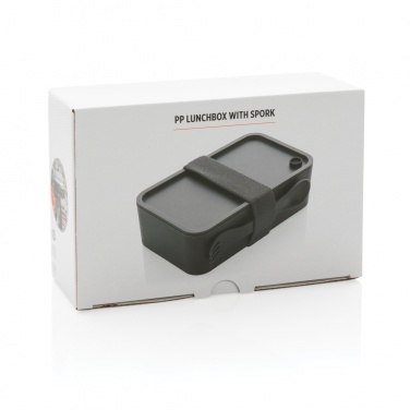 Logotrade promotional giveaway picture of: PP lunchbox with spork