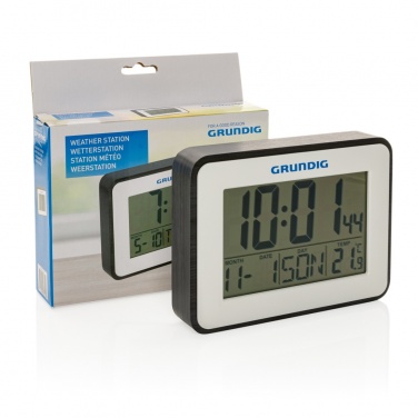 Logo trade advertising products picture of: Grundig weatherstation alarm and calendar