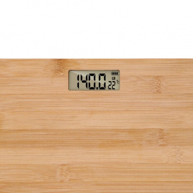 Logo trade advertising product photo of: Grundig Bamboo Digital Body Scale