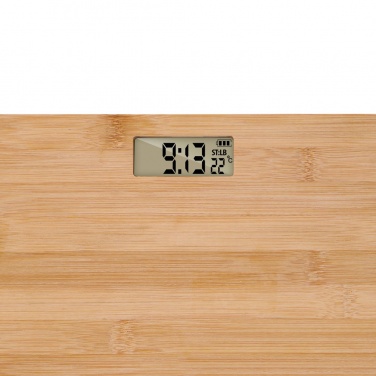 Logo trade advertising product photo of: Grundig Bamboo Digital Body Scale