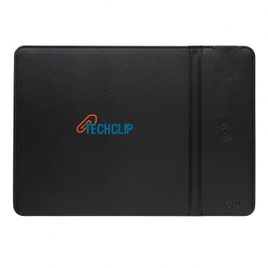 Logotrade advertising product picture of: Swiss Peak RCS recycled PU 10W wireless charging mousepad